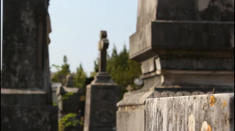 Monastery, graveyard Stock Footage 32674529