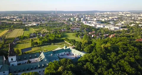 Monastery on the hill in Kielce. Stock Footage 240512298