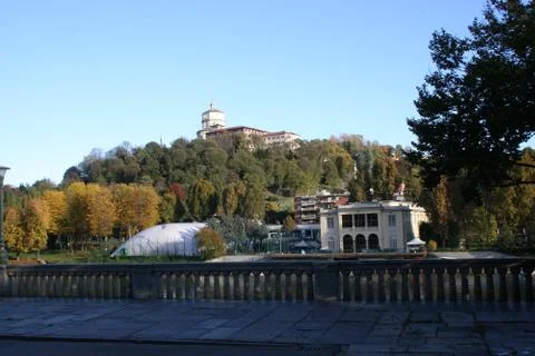 Monastery at the hilltop 스톡 사진