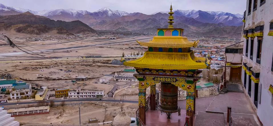 Monastery in India. Stock Photos