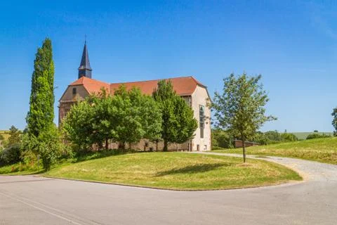 Monastery Lobenfeld Stock Photos