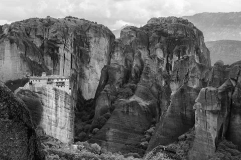 Monastery in Meteora, Greece Stock Photos