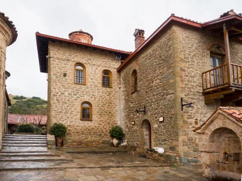 Monastery in Meteora in Greece Stock Photos