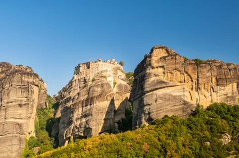 Monastery Meteora Greece Stock Photos