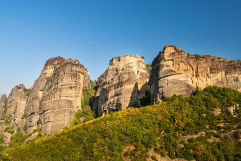 Monastery Meteora Greece Stock Photos