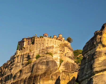 Monastery Meteora Greece Stock Photos