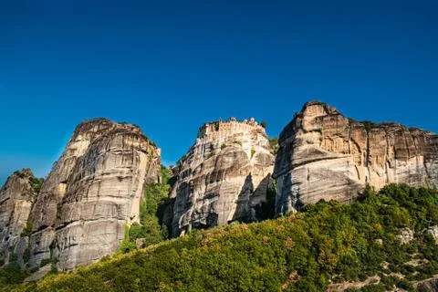 Monastery Meteora Greece Stock Photos