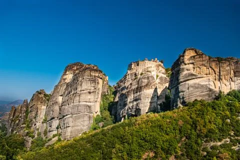 Monastery Meteora Greece Stock Photos