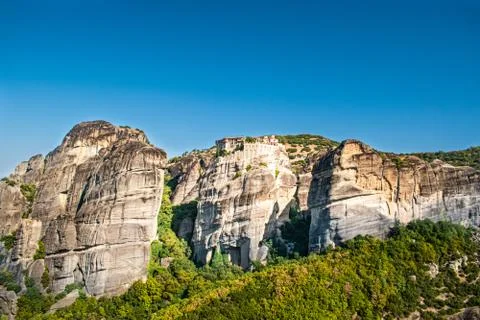 Monastery Meteora Greece Stock Photos