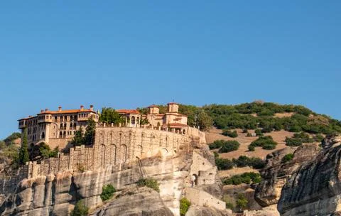 Monastery Meteora Greece Stock Photos