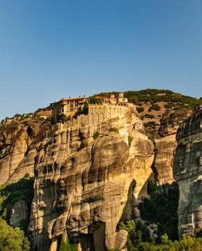 Monastery Meteora Greece Stock Photos