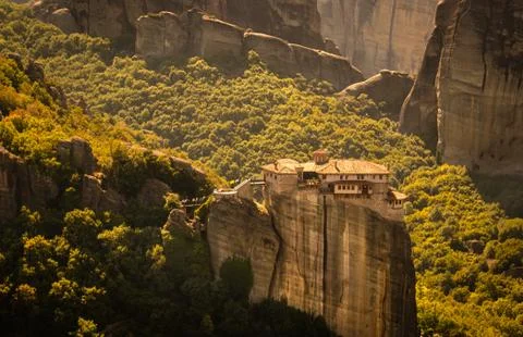 Monastery Meteora Greece Stock Photos