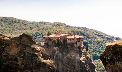 Monastery Meteora Greece Stock Photos