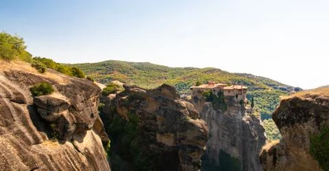 Monastery Meteora Greece Stock Photos