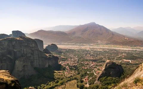 Monastery Meteora Greece Stock Photos