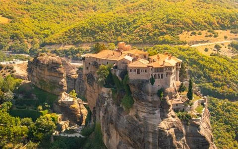Monastery Meteora Greece Foto stock