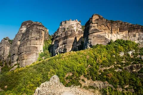 Monastery Meteora Greece Stock Photos