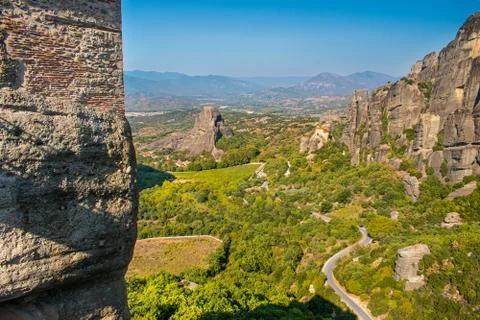 Monastery Meteora Greece Stock Photos