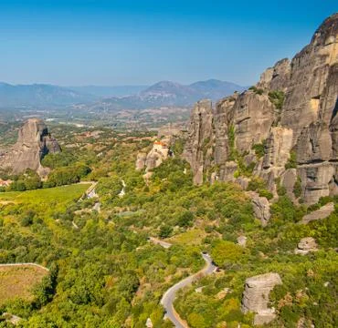 Monastery Meteora Greece Stock Photos