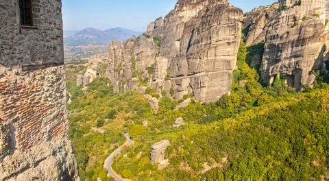 Monastery Meteora Greece Stock Photos