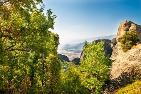 Monastery Meteora Greece Foto stock