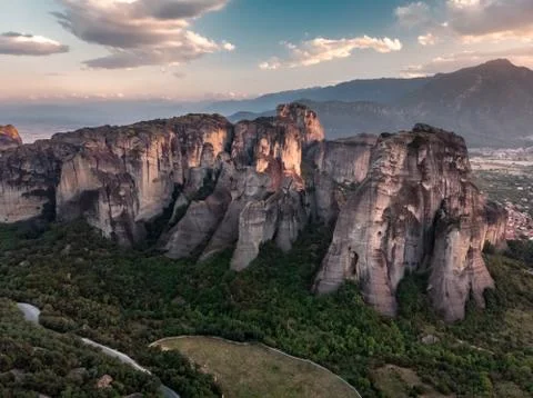 Monastery Meteora Greece Stock Photos