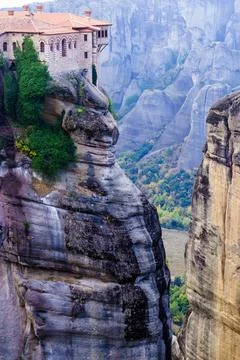 Monastery in Meteora, Greece Stock Photos