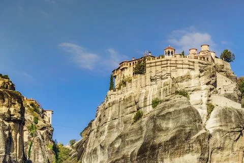 Monastery in Meteora, Greece Stock Photos