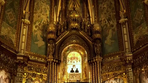 Monastery of Montserrat Stock Footage 172391680