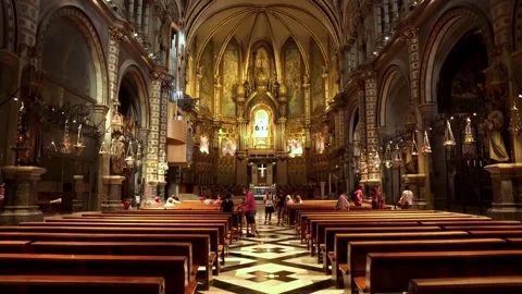 Monastery of Montserrat Stock Footage 172391747
