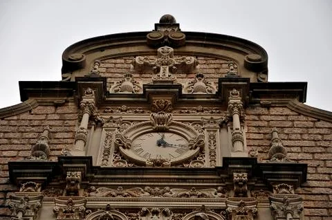 Monastery of montserrat 写真素材