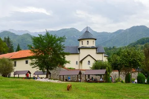 Monastery Moraca, Montenegro Stock Photos