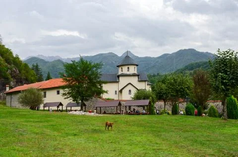 Monastery Moraca, Montenegro Stock Photos