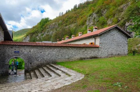 Monastery of Moraca, Montenegro Stock Photos