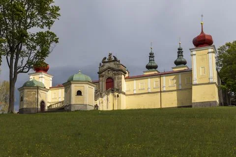 Monastery of the Mother of God Hedec, Eastern Bohemia, Czech Republic Foto stock