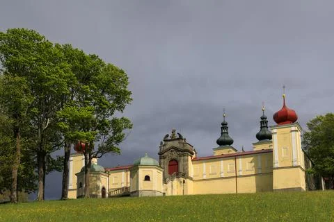 Monastery of the Mother of God Hedec, Eastern Bohemia, Czech Republic Stock Photos