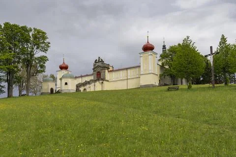 Monastery of the Mother of God Hedec, Eastern Bohemia, Czech Republic Foto stock