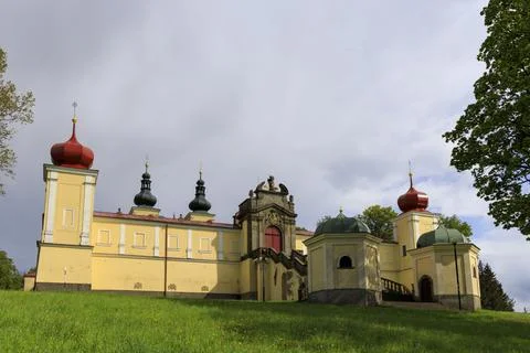 Monastery of the Mother of God Hedec, Eastern Bohemia, Czech Republic Stock Photos