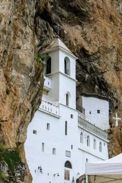 Monastery in the mountains Stock Photos