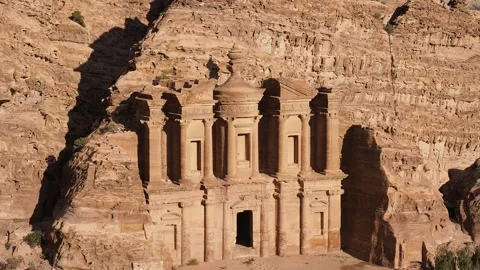 The Monastery in Petra, Jordan Stock Footage 101860903