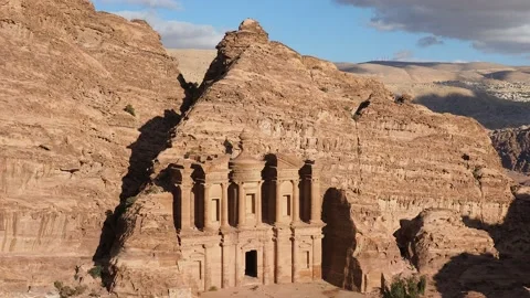 The Monastery in Petra, Jordan Stock Footage 101861004