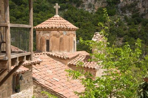 Monastery of Philosopher, Greece Stock Photos