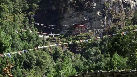 Monastery in the Rock Stock Footage 83131468