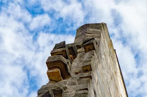 Monastery ruins in Paulinzella in Thuringia Stock Photos