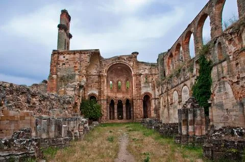 Monastery in ruins Stock Photos