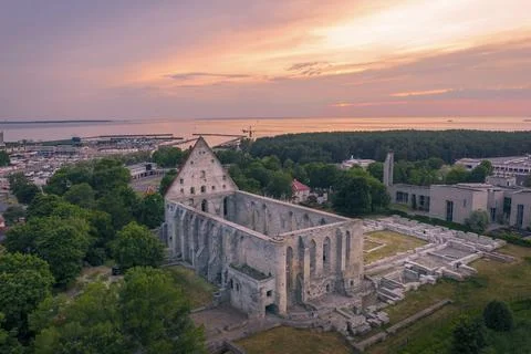Monastery ruins Foto stock