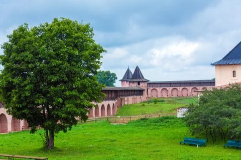 Monastery of Saint Euthymius Wall, Suzdal Foto stock