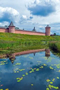 Monastery of Saint Euthymius Wall, Suzdal Stock Photos