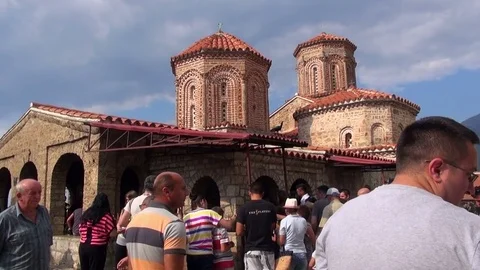 Monastery of Saint Naum Stock-Footage 71015303