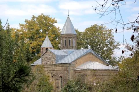 Monastery of Sameba-Jikheti, Georgia Stock Photos